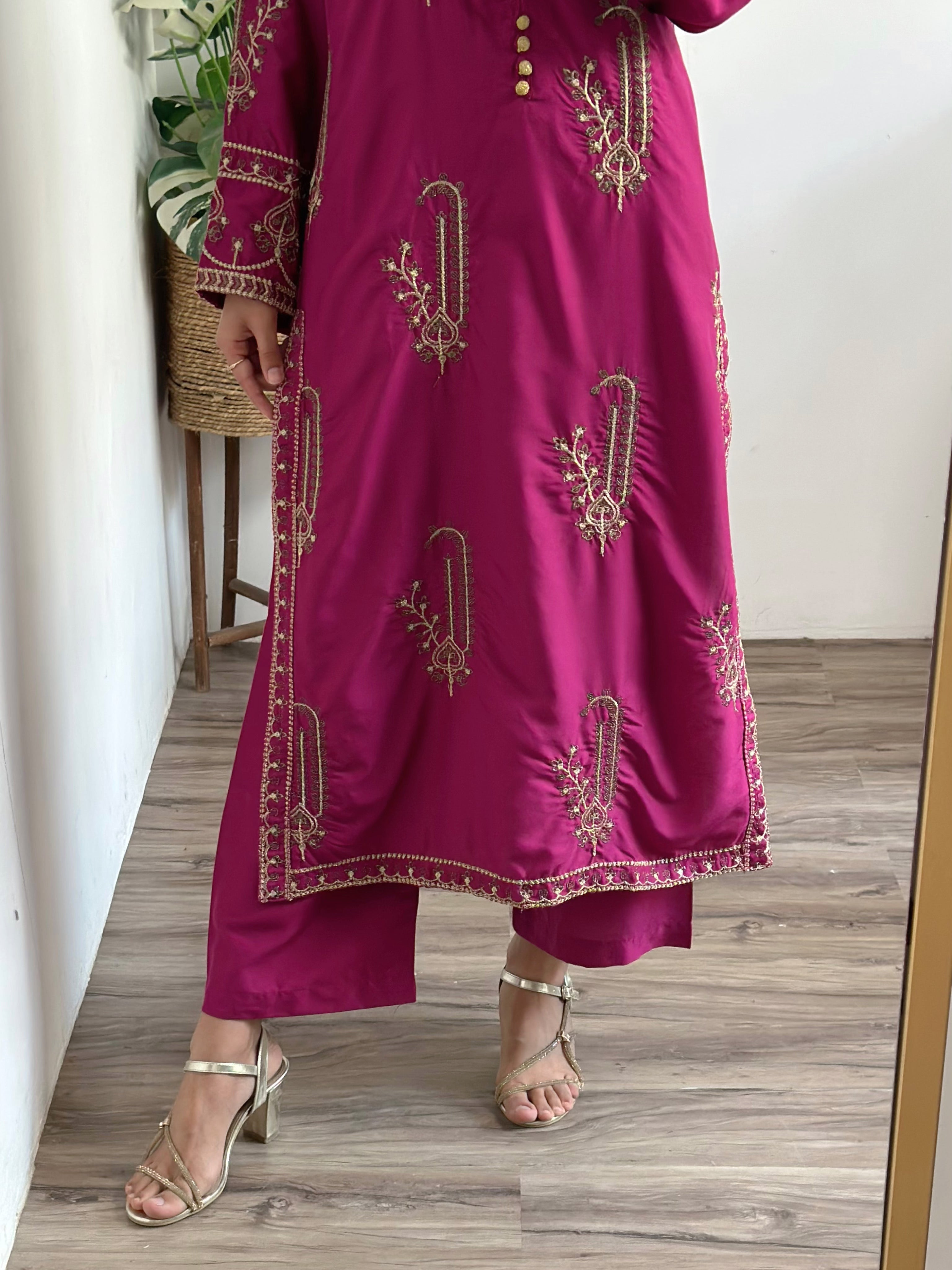 Jasmine  2pc Embroidery Stiched Suit