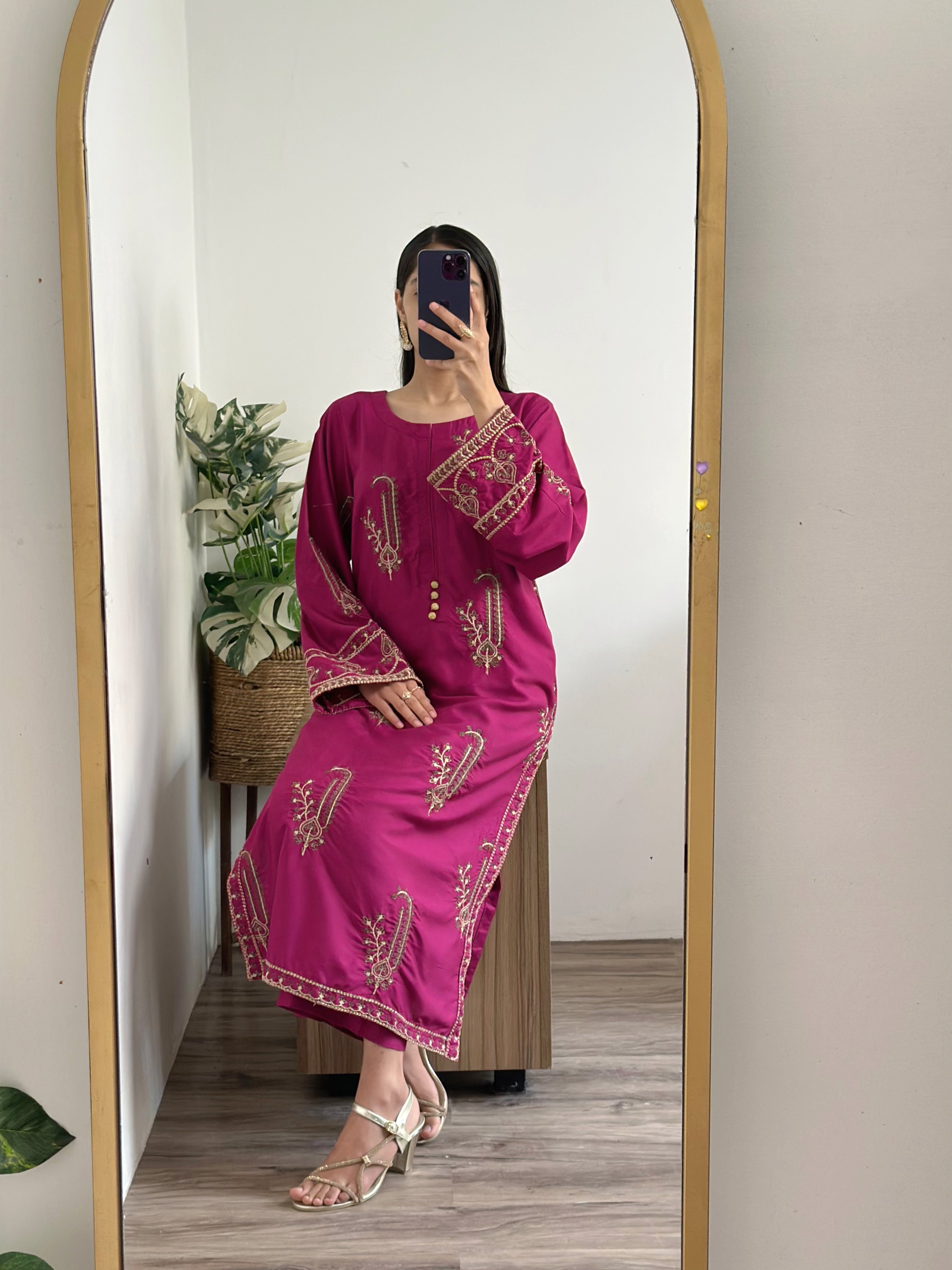 Jasmine  2pc Embroidery Stiched Suit