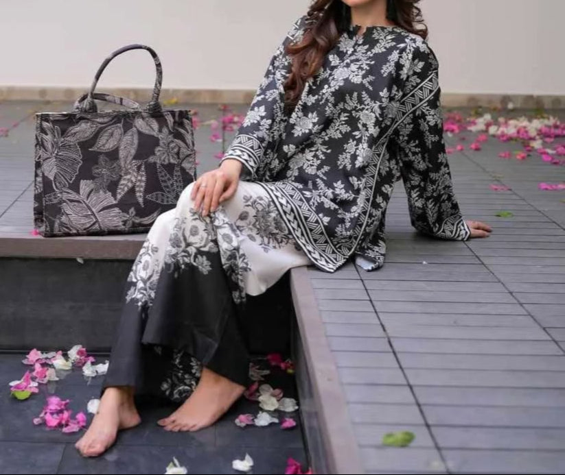*DILRUBA DIGITAL PRINTED 2PC