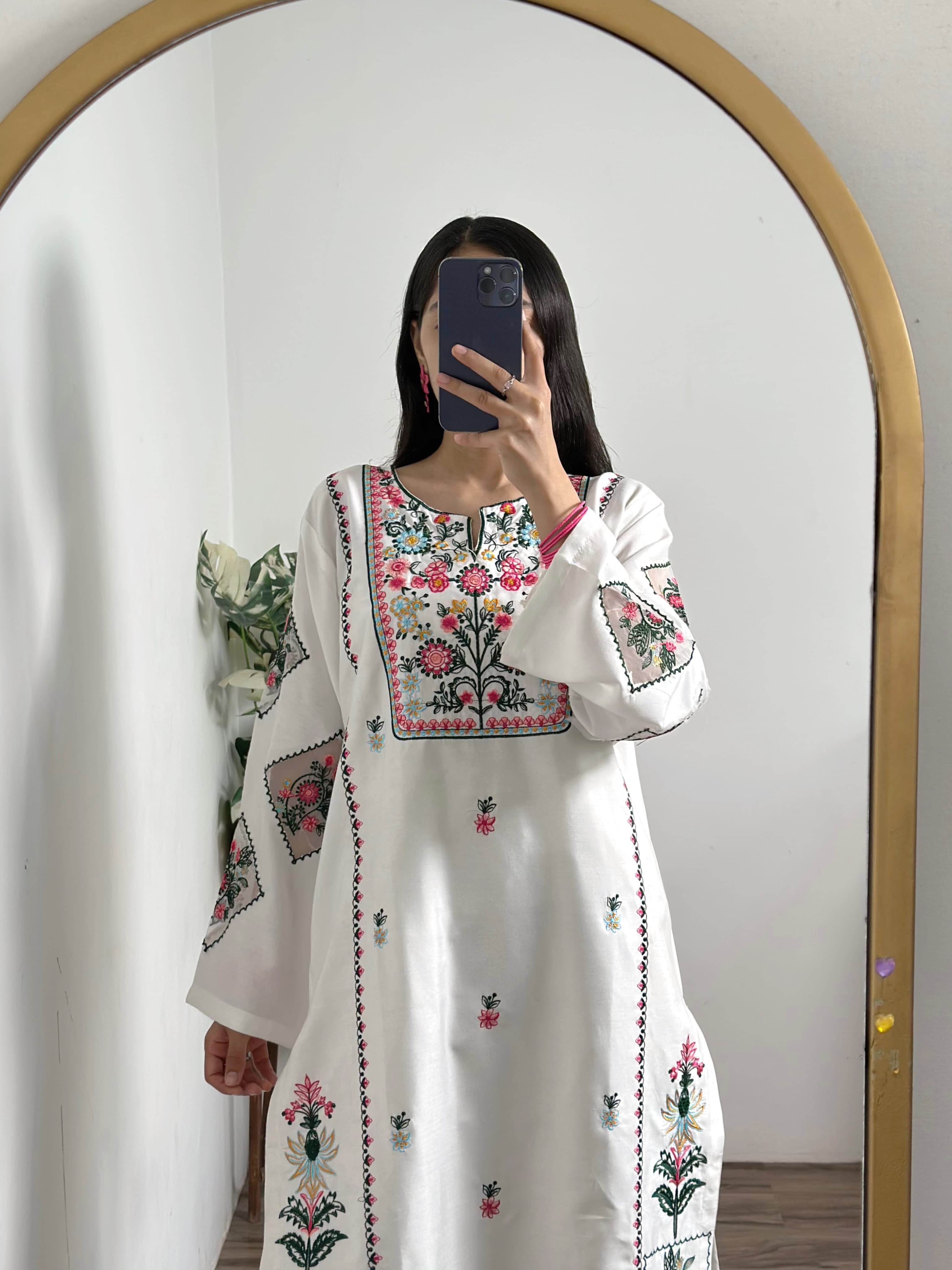 WHITE DOVE EMB 2PC PURE LAWN NEW ARRIVAL