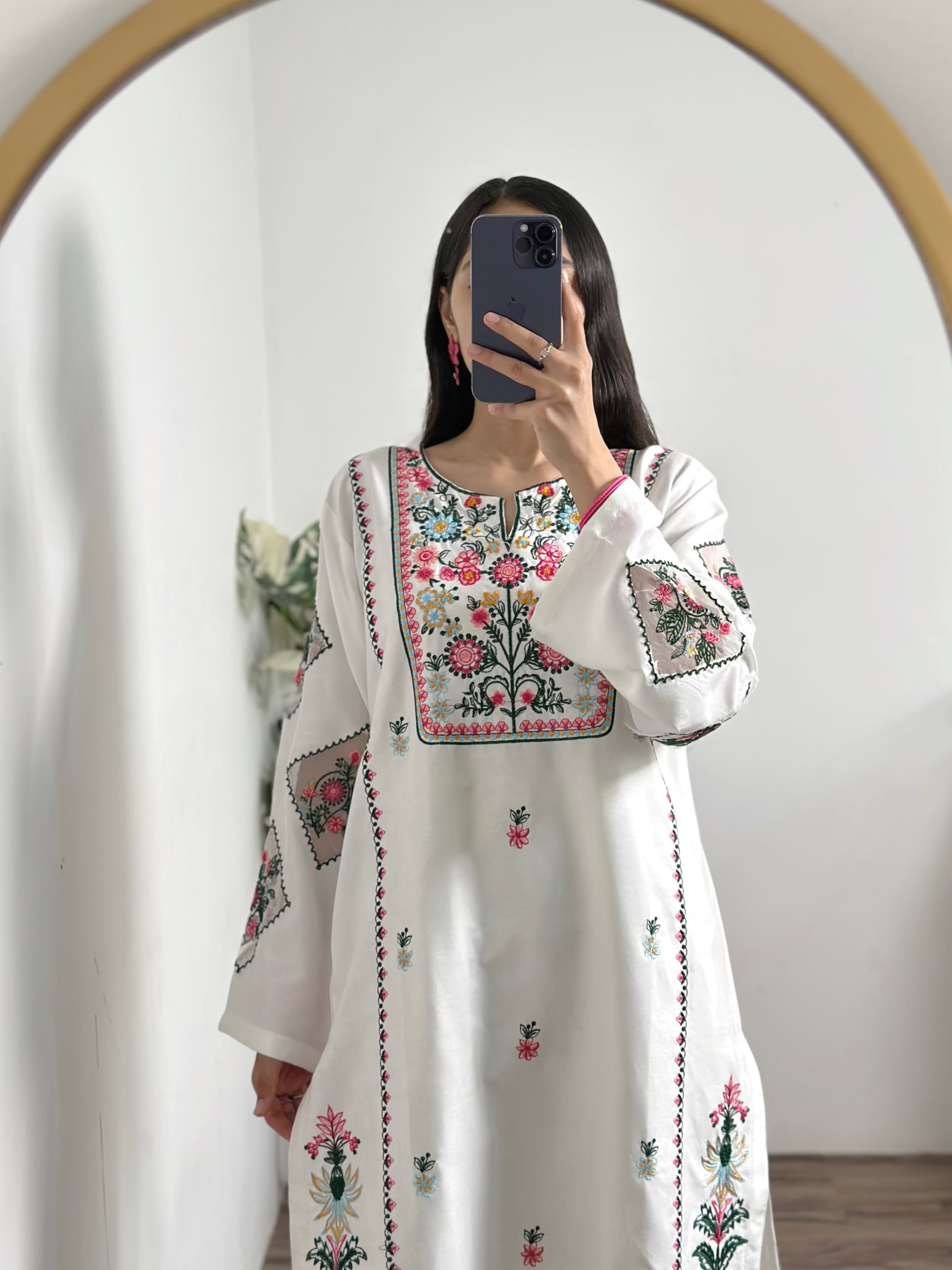 WHITE DOVE EMB 2PC PURE LAWN NEW ARRIVAL