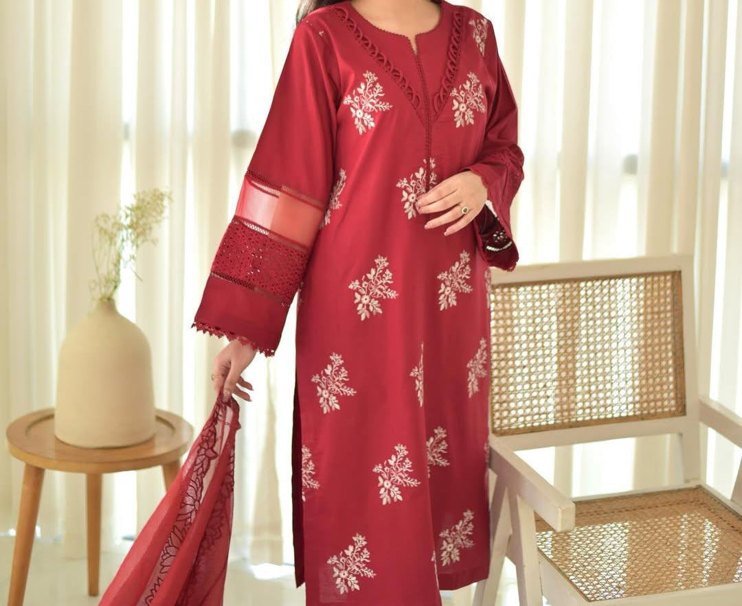 HORIYA EMB 2pc CO-ORD SET