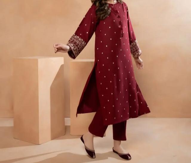 Hoorian Long Length 2pc Suit